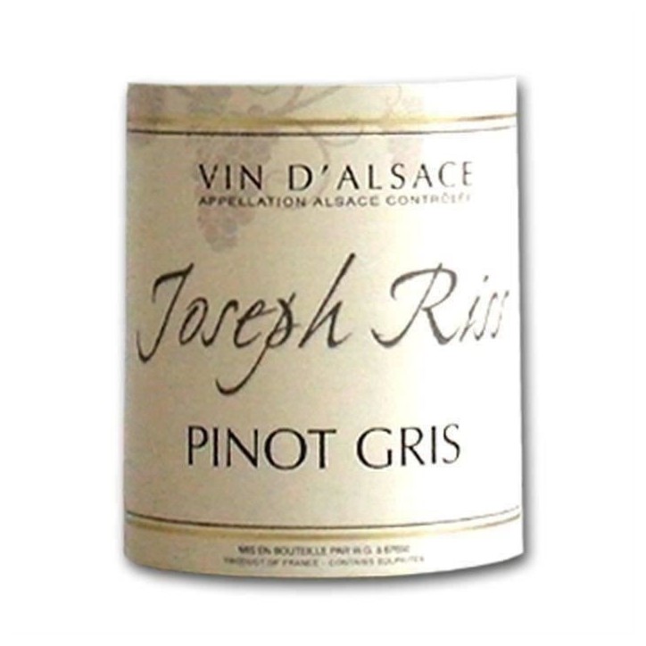 Joseph Riss Pinot Gris - Vin blanc d'Alsace 2023