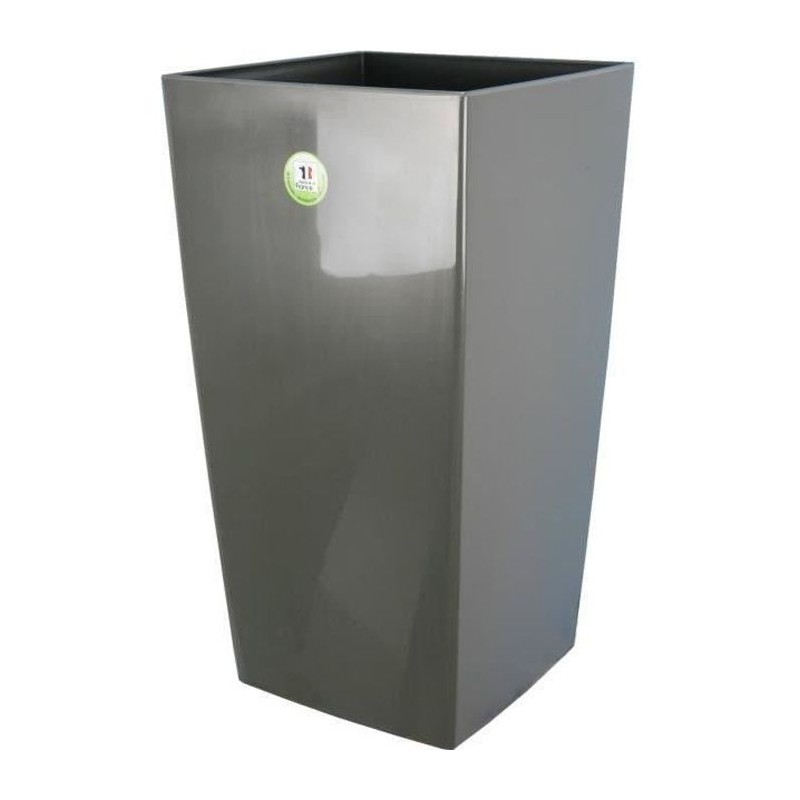 RIVIERA Pot de fleurs Nuance -Carré - 29 x 29 x H 52 cm - 32.6 L - Gr RIVIERA Pot de fleurs Nuance -Carré - 29 x 29 x H 52 cm - 32.6 L - Gr