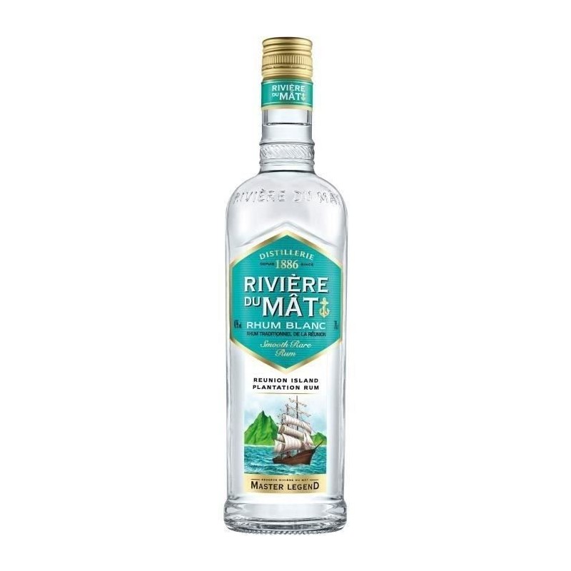 Rhum Traditionnel Riviere du Mât Blanc - 70cl - 40° Rhum Traditionnel Riviere du Mât Blanc - 70cl - 40°