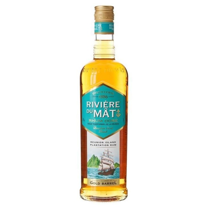 Riviere du Mât - Rhum doré de la Réunion - 40% - 70 cl