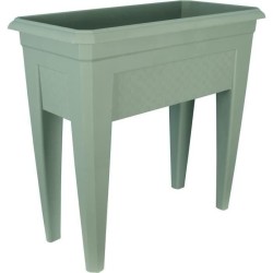 Bac a fleurs/culture/potagere IZIGARDEN 60 cm - 50% recyclé - Vert ar