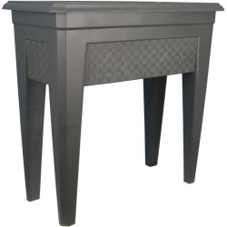 Bac a fleurs/culture/potagere IZIGARDEN - 60 cm - Gris