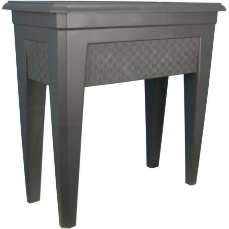 Bac a fleurs/culture/potagere IZIGARDEN - 60 cm - Gris