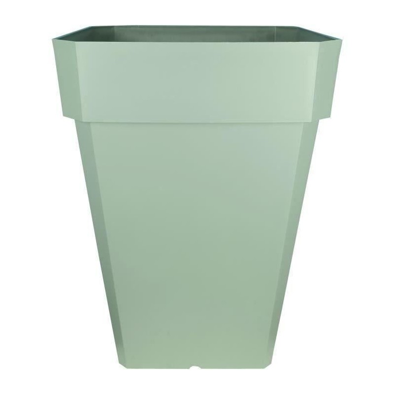 Bac a fleurs carré RIVIERA SOLEILLA - Plastique - Hauteur 53 cm - Bla Bac a fleurs carré RIVIERA SOLEILLA - Plastique - Hauteur 53 cm - Bla