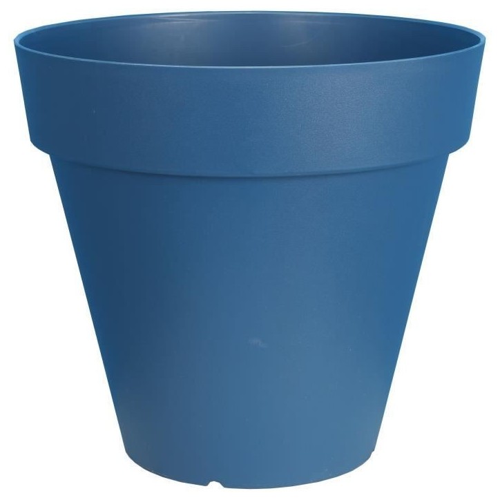Bac a fleurs rond RIVIERA SOLEILLA - Plastique - Diametre 60 cm - Bleu Bac a fleurs rond RIVIERA SOLEILLA - Plastique - Diametre 60 cm - Bleu