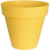 Bac a fleurs rond RIVIERA SOLEILLA - Plastique - Diametre 60 cm - Jaun