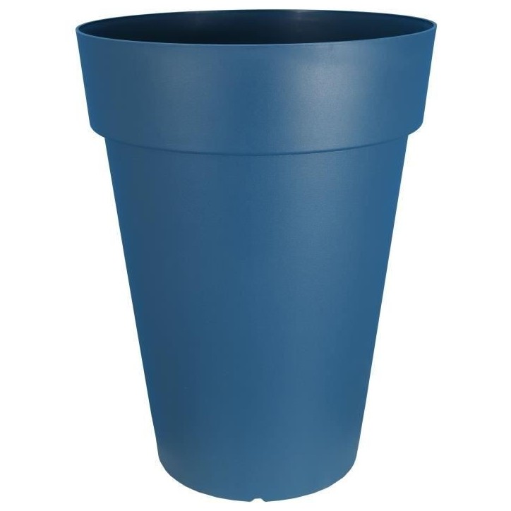 Bac a fleurs RIVIERA SOLEILLA - Plastique - Hauteur 66 cm - Bleu