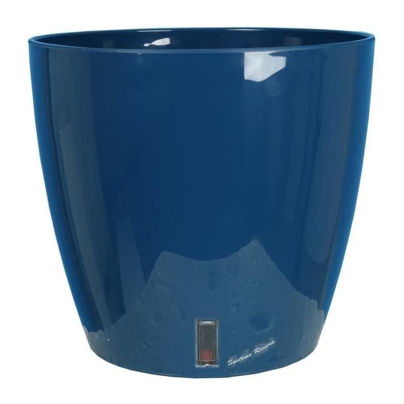 Bac a fleurs rond RIVIERA EVA NEW - Plastique - Diametre 46 cm - Bleu Bac a fleurs rond RIVIERA EVA NEW - Plastique - Diametre 46 cm - Bleu