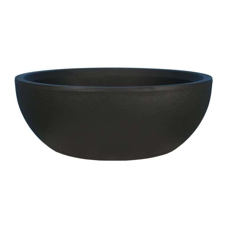 RIVIERA - Coupe pot de fleurs - granit D40 - noir RIVIERA - Coupe pot de fleurs - granit D40 - noir