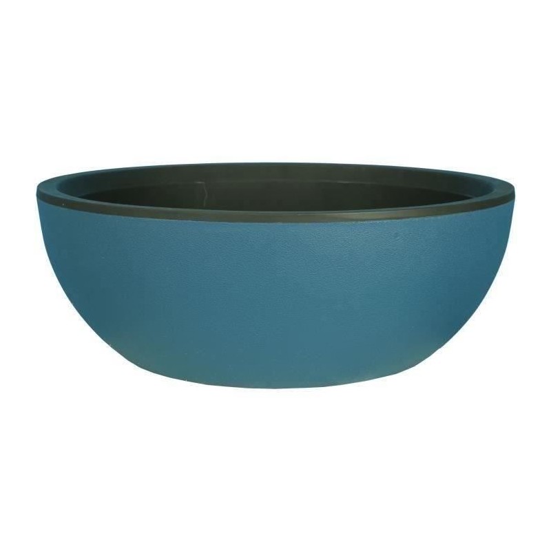 Bac a fleurs rond RIVIERA COUPE GRANIT - Plastique - Diametre 40 cm -