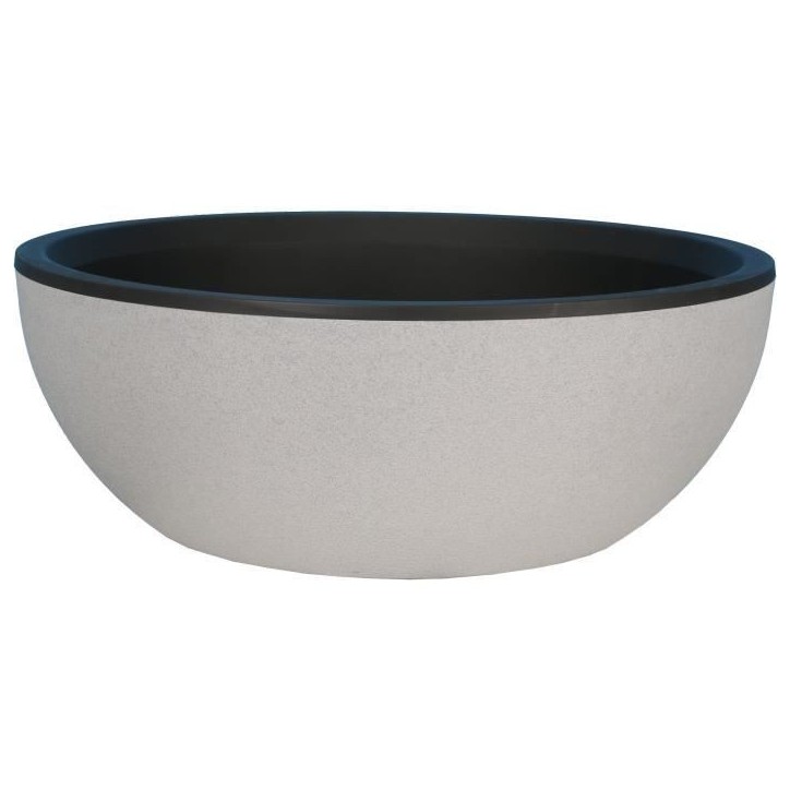RIVIERA - Coupe pot de fleurs - granit D40 - stone RIVIERA - Coupe pot de fleurs - granit D40 - stone