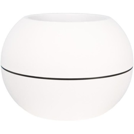 Bac a fleurs rond RIVIERA GRANIT BOULE - Plastique - Diametre 40 cm -