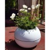 Bac a fleurs rond RIVIERA GRANIT BOULE - Plastique - Diametre 40 cm -