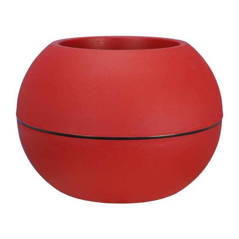 RIVIERA - pot de fleurs Boule - D40 - rouge RIVIERA - pot de fleurs Boule - D40 - rouge