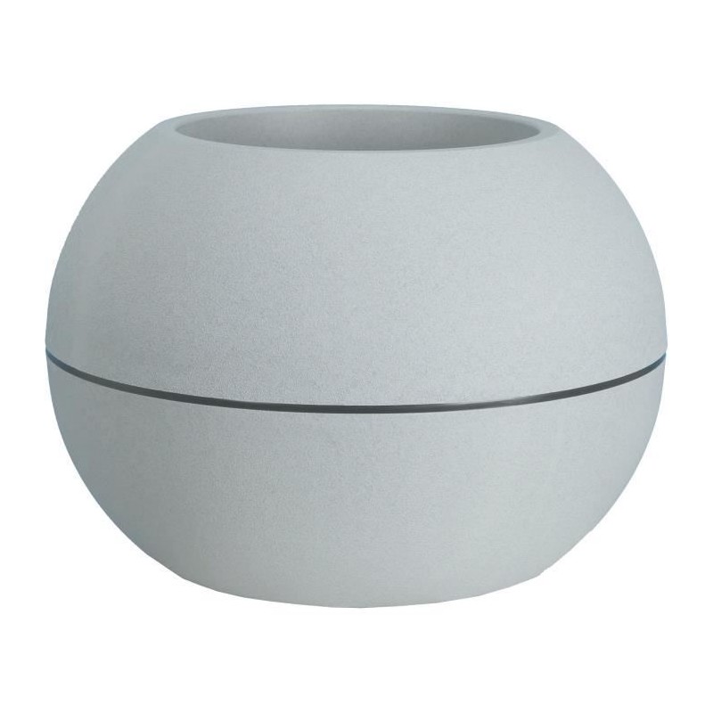 RIVIERA - pot de fleurs Boule - D40 - stone RIVIERA - pot de fleurs Boule - D40 - stone