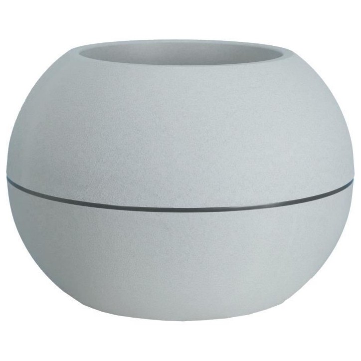 RIVIERA - pot de fleurs Boule - D40 - stone RIVIERA - pot de fleurs Boule - D40 - stone