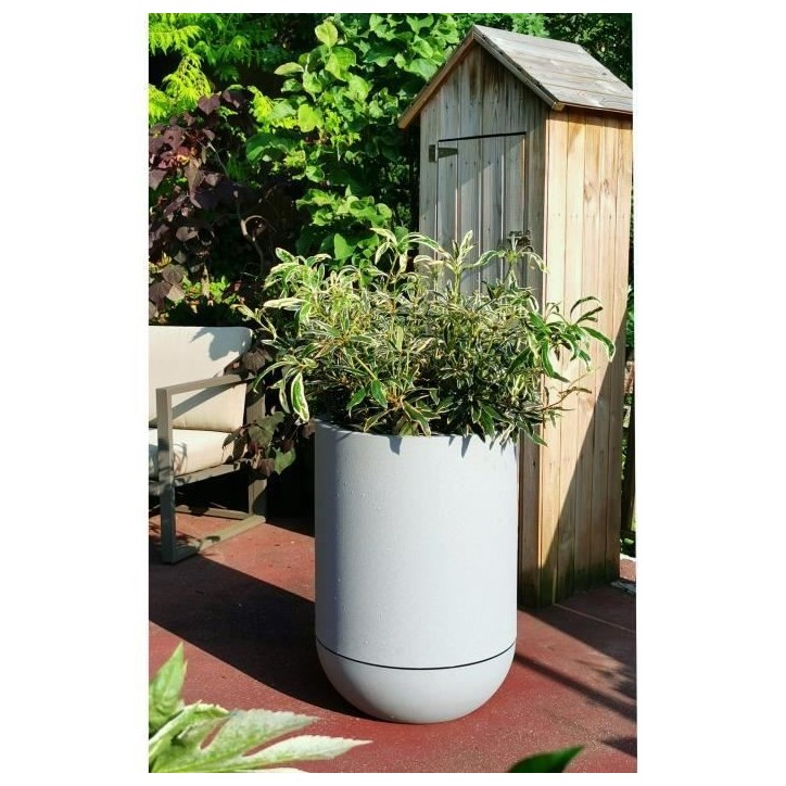 RIVIERA - pot de fleurs Tulipe - granit D40 - stone RIVIERA - pot de fleurs Tulipe - granit D40 - stone
