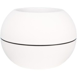 Bac a fleurs rond RIVIERA GRANIT BOULE - Plastique - Diametre 50 cm -