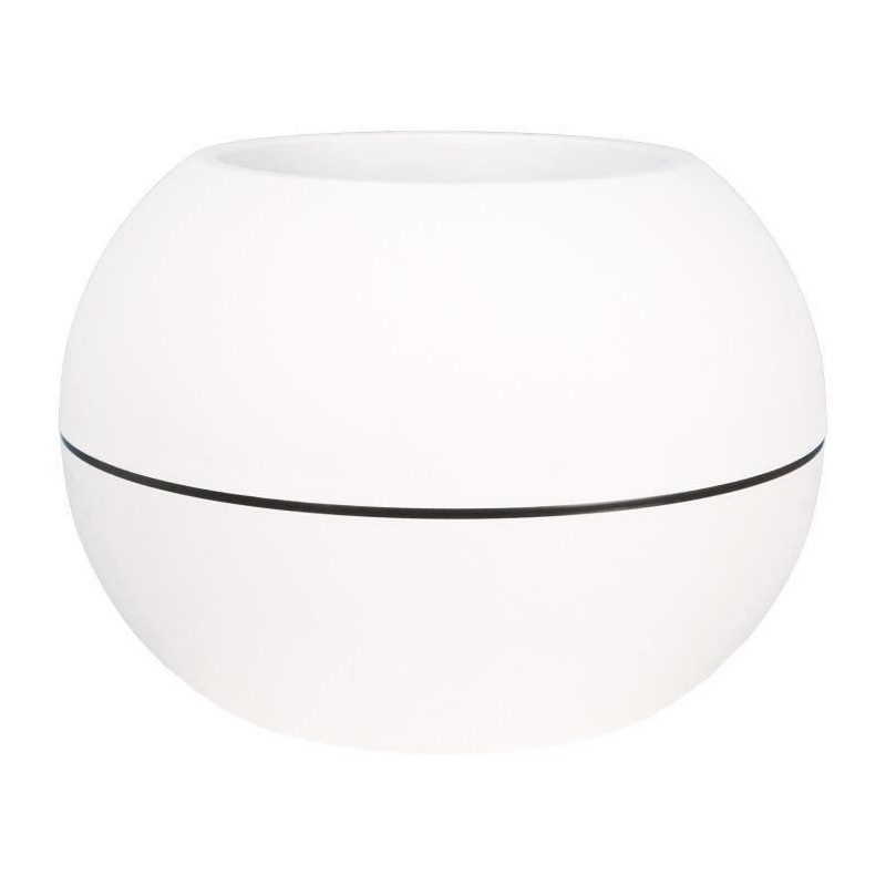 Bac a fleurs rond RIVIERA GRANIT BOULE - Plastique - Diametre 50 cm - Bac a fleurs rond RIVIERA GRANIT BOULE - Plastique - Diametre 50 cm -