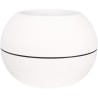 Bac a fleurs rond RIVIERA GRANIT BOULE - Plastique - Diametre 50 cm -