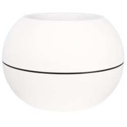Bac a fleurs rond RIVIERA GRANIT BOULE - Plastique - Diametre 50 cm -