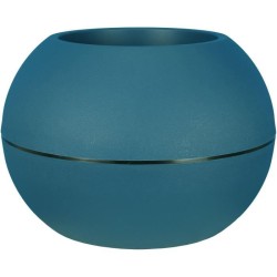 Bac a fleurs rond RIVIERA GRANIT BOULE - Plastique - Diametre 50 cm -