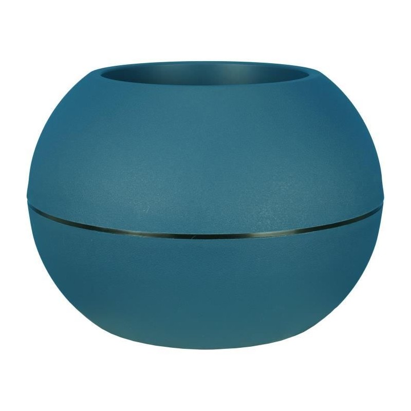 Bac a fleurs rond RIVIERA GRANIT BOULE - Plastique - Diametre 50 cm - Bac a fleurs rond RIVIERA GRANIT BOULE - Plastique - Diametre 50 cm -