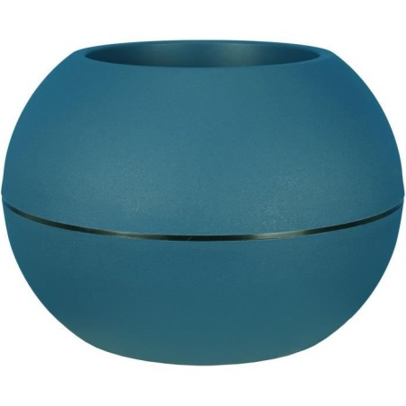 Bac a fleurs rond RIVIERA GRANIT BOULE - Plastique - Diametre 50 cm -