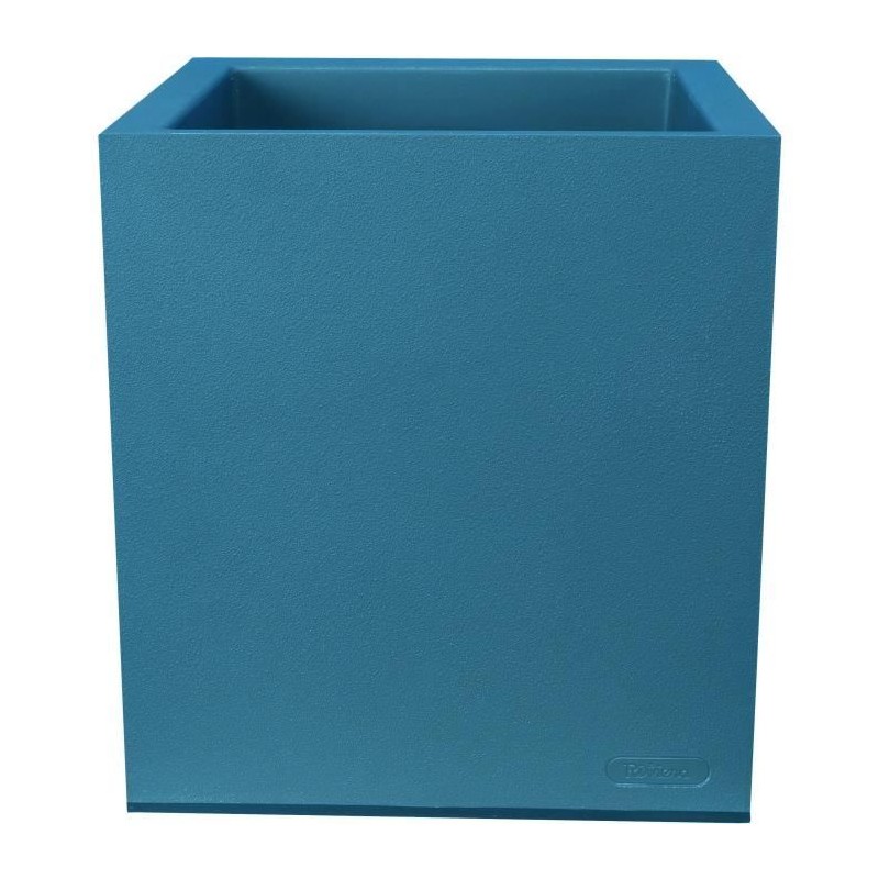 Bac a fleurs carré RIVIERA GRANIT - Plastique - 60x30 cm - Bleu Bac a fleurs carré RIVIERA GRANIT - Plastique - 60x30 cm - Bleu