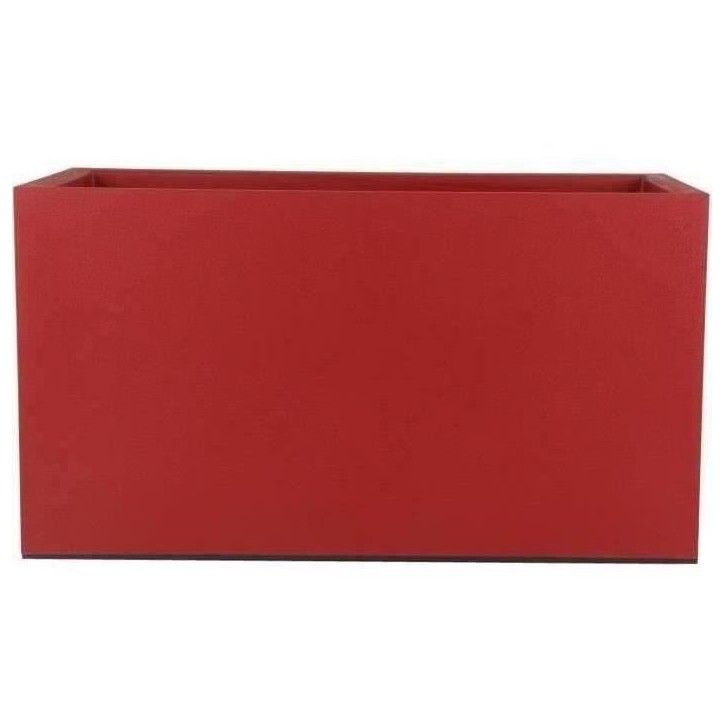 Bac a fleurs GRANIT - 60x30 cm - Rouge Bac a fleurs GRANIT - 60x30 cm - Rouge