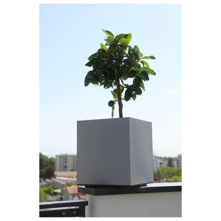 Bac Granit - Plastique - Stone - Carré - 40x40 cm - RIVIERA Bac Granit - Plastique - Stone - Carré - 40x40 cm - RIVIERA