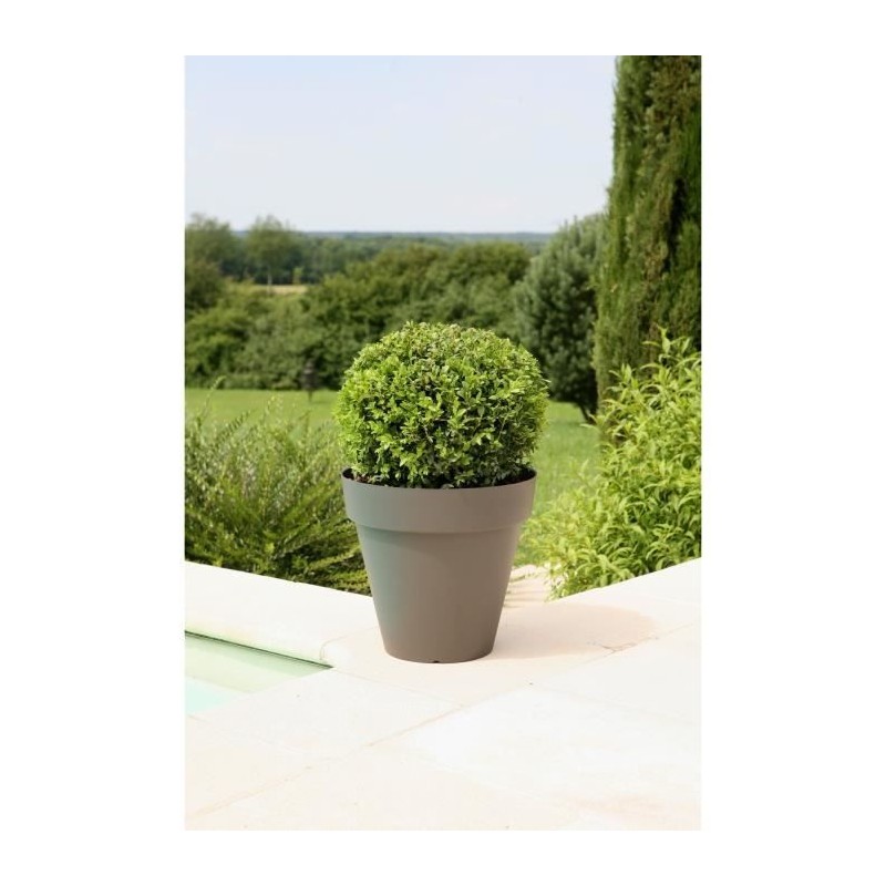 RIVIERA Pot de fleurs Soleilla - Rond - Ø 39,2 x 35,8 cm -Gris paille RIVIERA Pot de fleurs Soleilla - Rond - Ø 39,2 x 35,8 cm -Gris paille