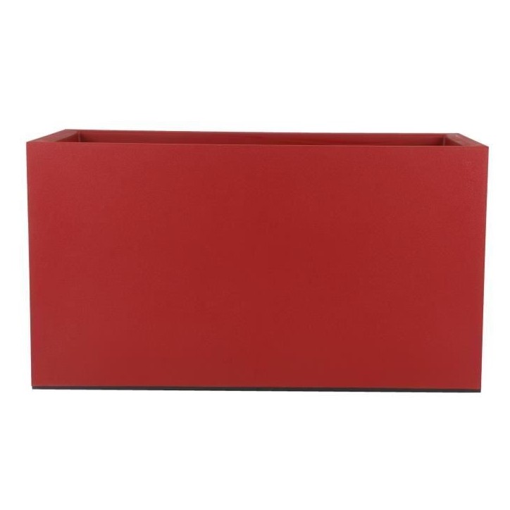 RIVIERA Jardiniere Granit - 80x40 cm - Rouge RIVIERA Jardiniere Granit - 80x40 cm - Rouge