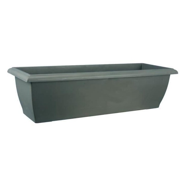 RIVIERA Jardiniere Grande Evolution 69cm - Contenance 18l - Gris RIVIERA Jardiniere Grande Evolution 69cm - Contenance 18l - Gris