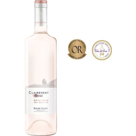 Clairement Rosé de Roche Mazet Pays d'Oc - Vin rosé de Languedoc 202