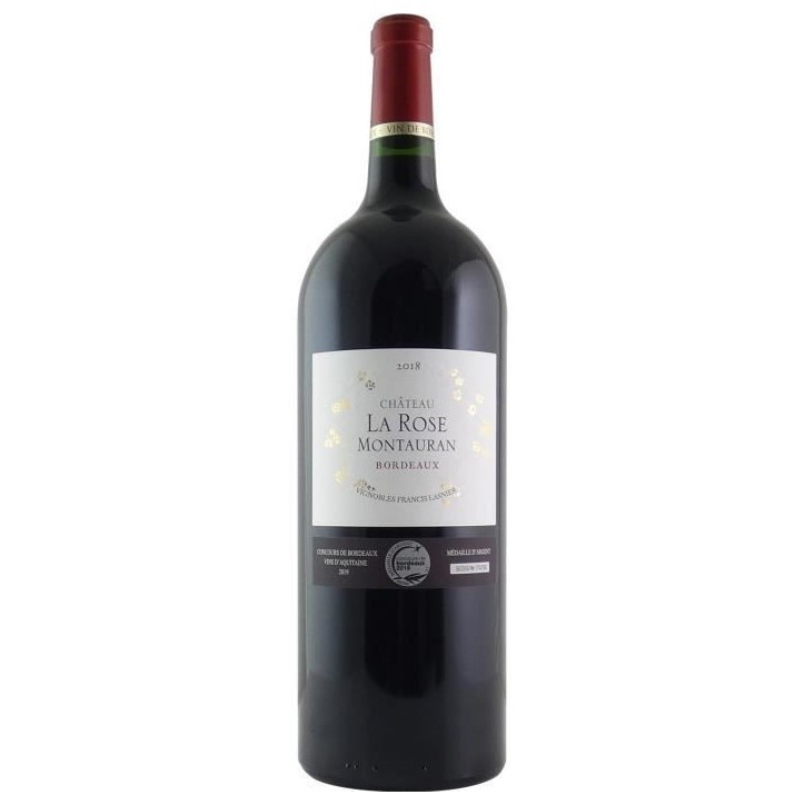 Magnum Château La Rose Montauran 2018 Bordeaux - Vin rouge de Bordeaux