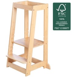 Tour d'apprentissage Montessori - ROBA - Bambou Certifié FSC - Régla