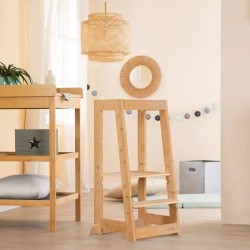 Tour d'apprentissage Montessori - ROBA - Bambou Certifié FSC - Régla