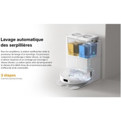 Aspirateur Robot Laveur - ROBOROCK - QRevo Plus - Puissance 7000 Pa -
