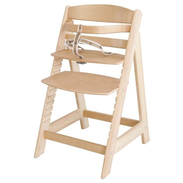Chaise Haute Évolutive Sit Up III en Bois - ROBA - Réglable en Hauteur - Naturel Chaise Haute Évolutive Sit Up III en Bois - ROBA - Réglable en Hauteur - Naturel