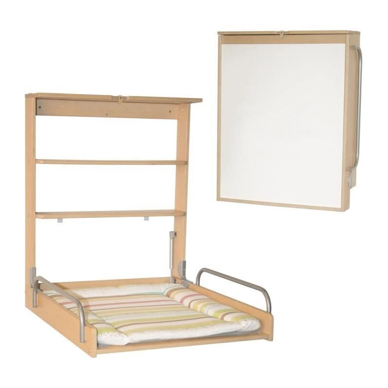 Table a langer murale rabattable - ROBA - DSCHUNGELBABY - Matelas ray Table a langer murale rabattable - ROBA - DSCHUNGELBABY - Matelas ray