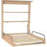 Table a langer murale rabattable - ROBA - DSCHUNGELBABY - Matelas ray