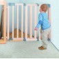 Barriere de Sécurité Bébé pour Escalier Safety Up - ROBA - Largeur de 93.5 a 120.5 cm - Bois Naturel