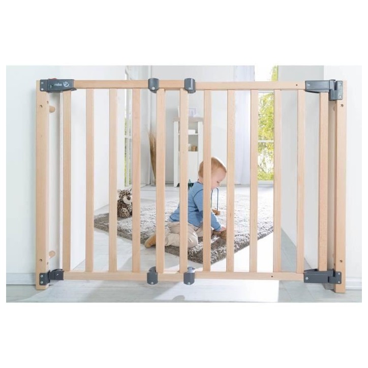 Barriere de Sécurité Bébé Safety Up pour Porte - ROBA - Largeur Réglable de 70 - 118.5 cm Barriere de Sécurité Bébé Safety Up pour Porte - ROBA - Largeur Réglable de 70 - 118.5 cm
