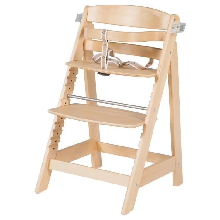 Chaise haute évolutive - ROBA - SIT UP CLICK & FUN - Plateau repas amovible - Hauteur réglable - Jusqu'a 70 Kg - Bois Naturel Chaise haute évolutive - ROBA - SIT UP CLICK & FUN - Plateau repas amovible - Hauteur réglable - Jusqu'a 70 Kg - Bois Naturel