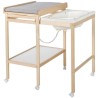 Table a langer avec baignoire coulissante - ROBA - Inclus matelas dep