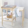 Table a langer avec baignoire coulissante - ROBA - Inclus matelas dep