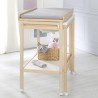 Table a langer avec baignoire coulissante - ROBA - Inclus matelas dep