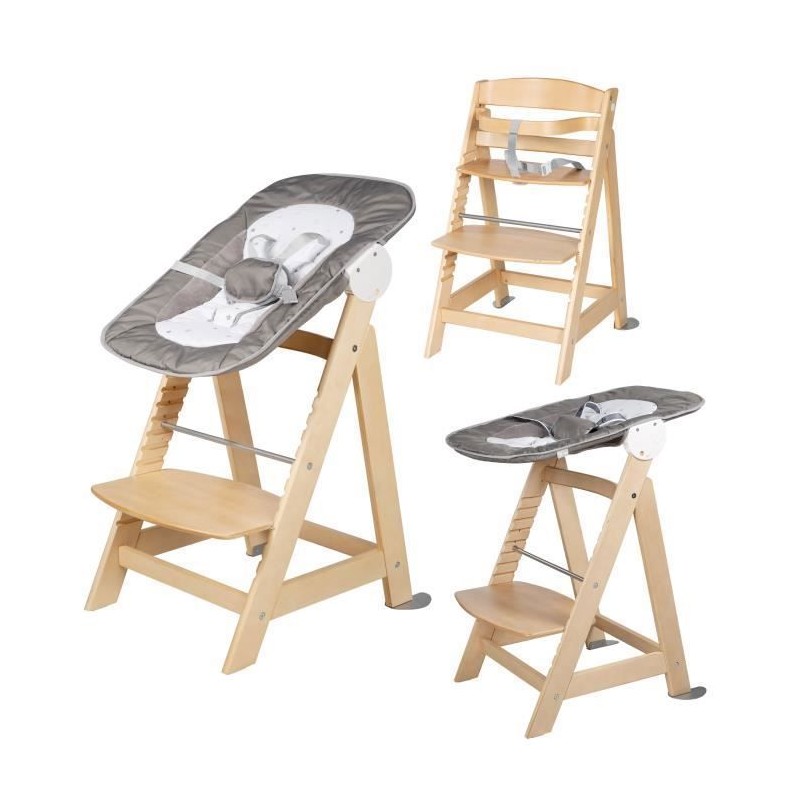 ROBA Chaise Haute Évolutive Born Up 2 en 1 + Transat Inclinable - Ste ROBA Chaise Haute Évolutive Born Up 2 en 1 + Transat Inclinable - Ste