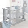 Parc bébé pliable - ROBA - LITTLE STARS - 75 x 100 cm - Hauteur rég